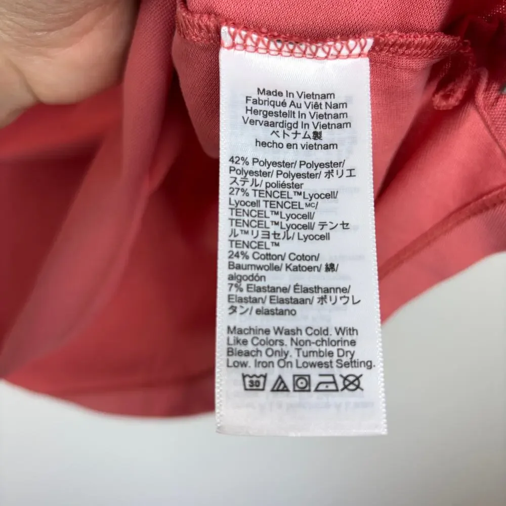 J. Crew NEW Classic Untucked performance piqué polo shirt Med Seasoned Red 2025